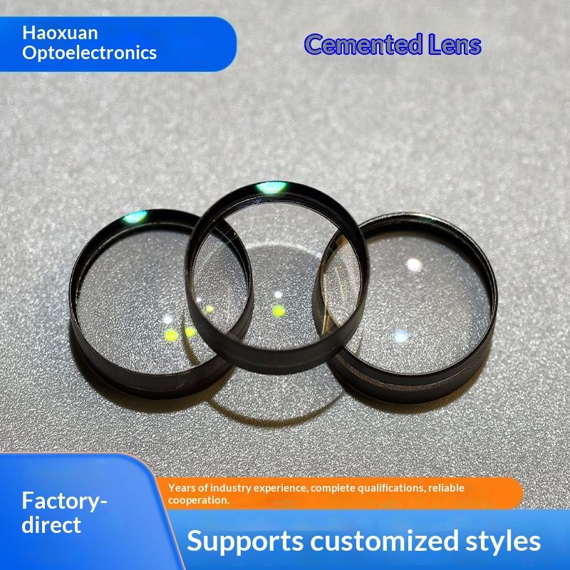 OEM/ODM Manufacturer Custom Achromatic Glued Lenses High-Fidelity Imaging Ultra-Clear Coating K9 Material Abbe Number 0.5 1-Year