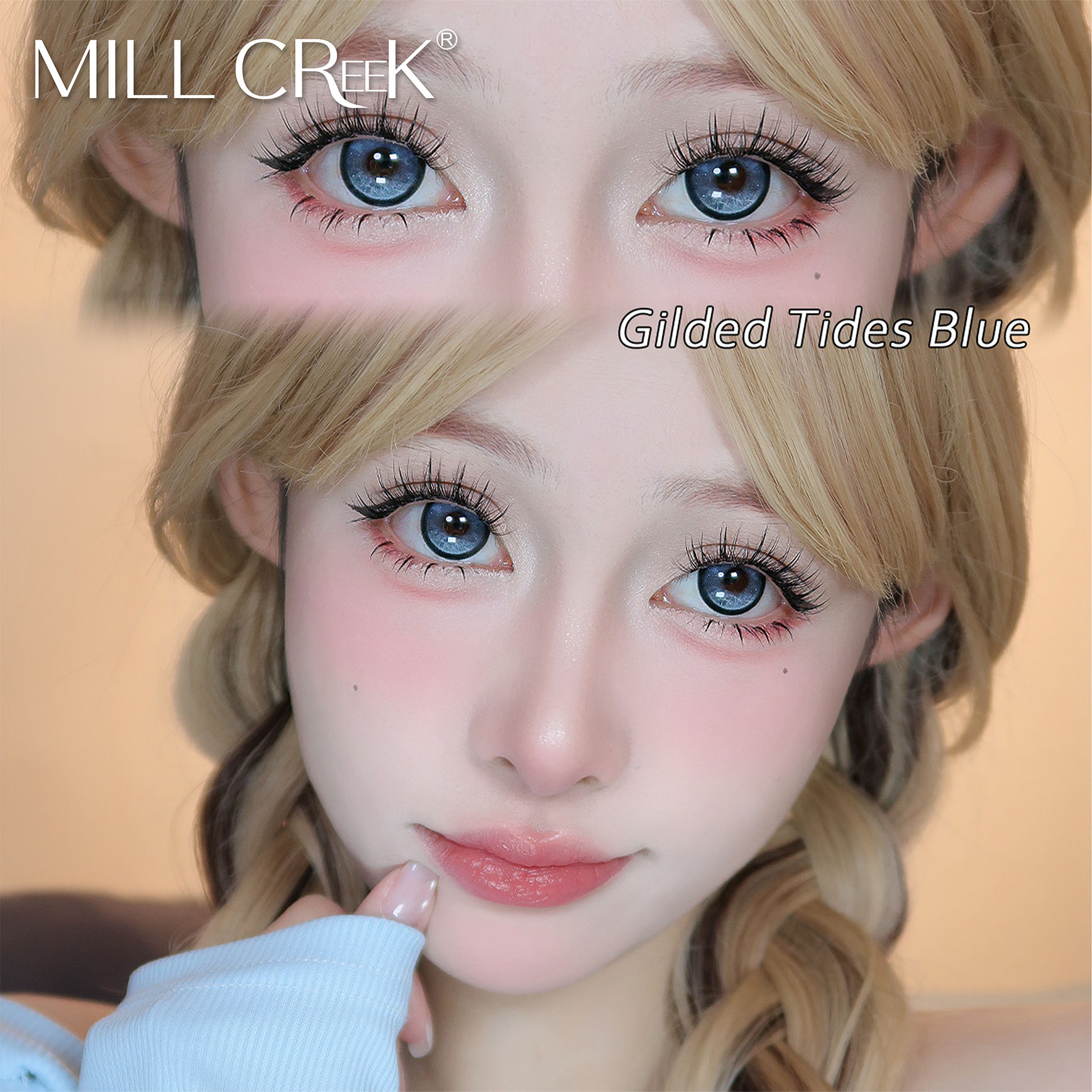 Haipurecon Factory Direct Wholesale Grey Sky Blue Color Contact Lenses Natural Multi Colors New Style Bulk Order Low MOQ