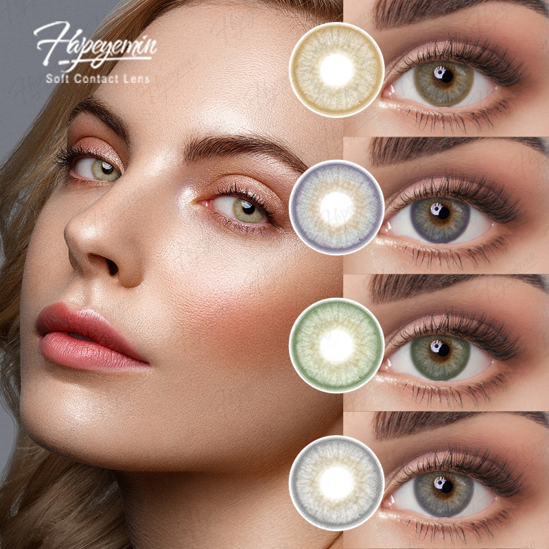 Haipurecon Taylor and Pola Series Yearly Color Contact Lenses Soft Hardness BeautyLens for Wholesale OEM ODM