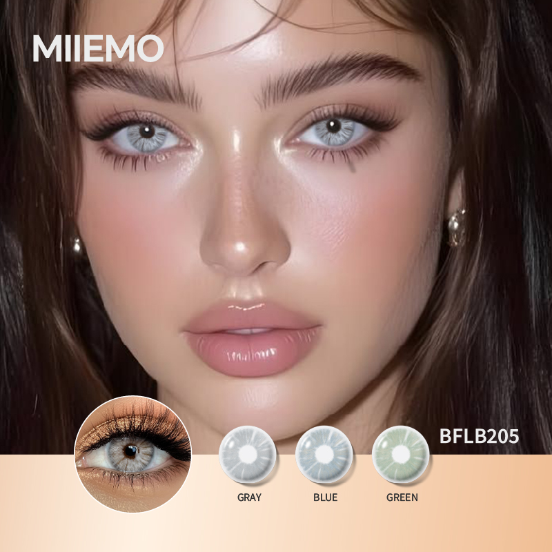 DSC Chinese Factory Wholesale Soft Blue Small Pupil Colored Contact Lenses ISO Certified 5 Year Expiration