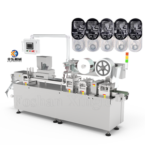 China Mini Sauce Jam Contact Lens Honey Blister Packaging Hot Sealing Machine for Blister Packing