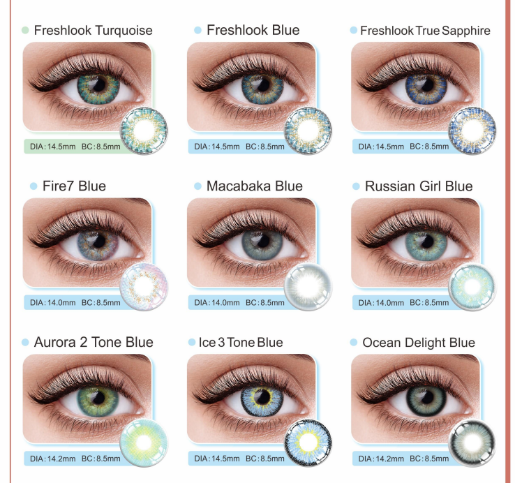 Haipurecon Factory Direct Wholesale Soft Color Contact Lenses $1 Per Pair MOQ 100 Pairs Limited Stock