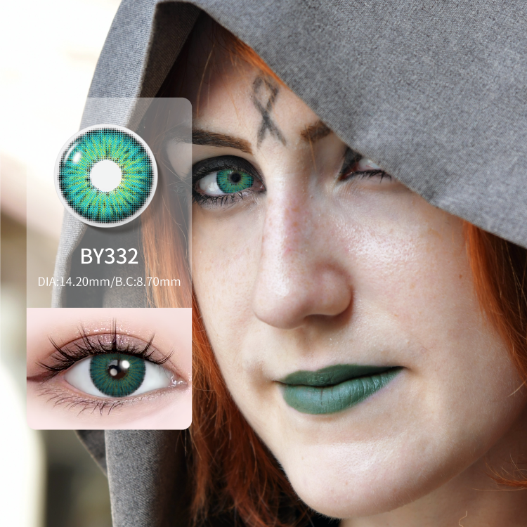 2025 Crazy Cosplay Anime Halloween Party Accessories Soft Colored Contact Lenses
