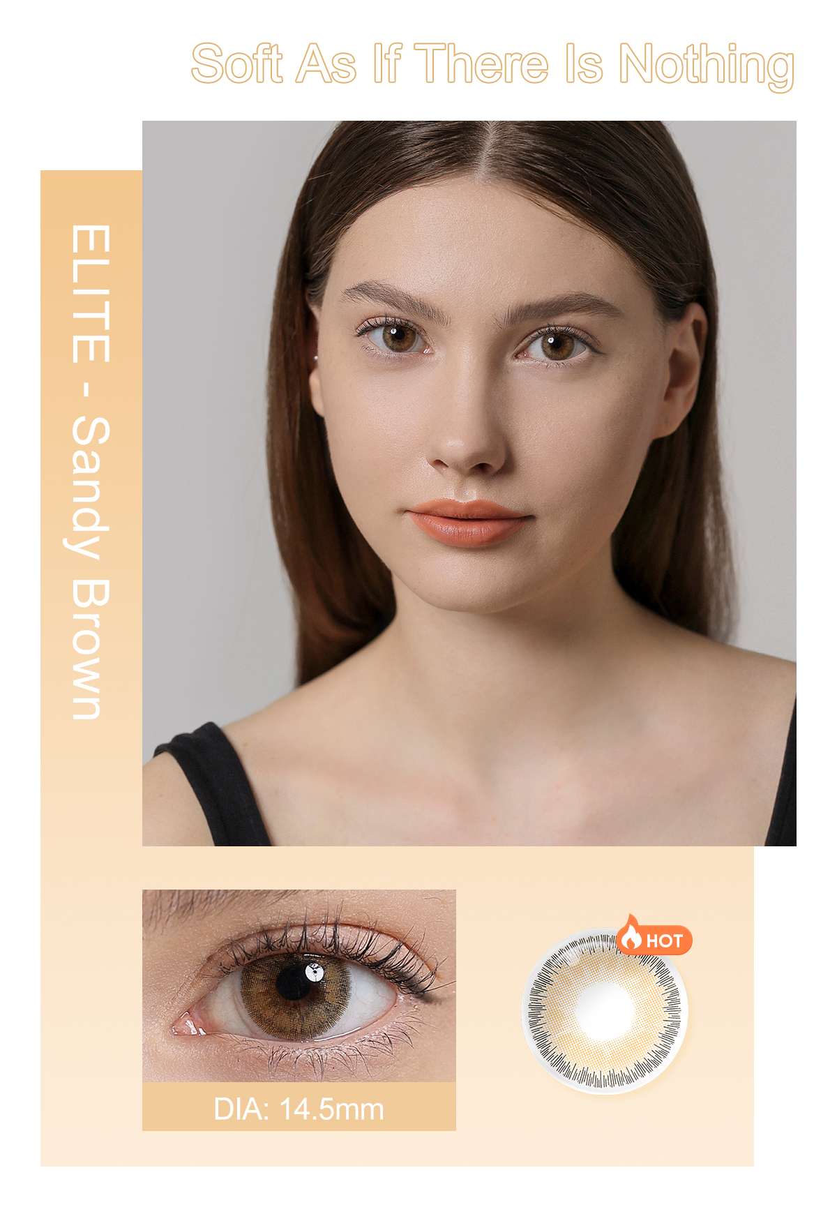 Elite Soft Natural Cosmetic Contacts Lenses