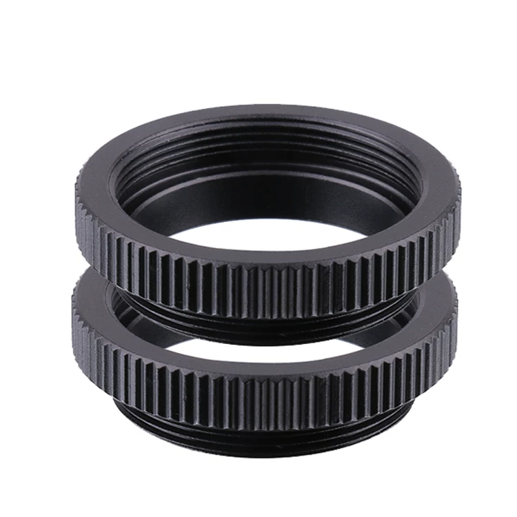 China Manufacturer Aluminum 5.0mm C-Mount CS-Mount Lens Adapter Ring for Industrial Camera FotoHigh Brand Aluminum Alloy CNC