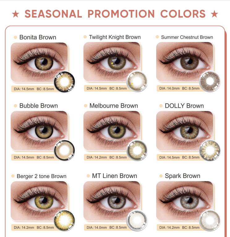 Haipurecon Factory Direct Wholesale Soft Color Contact Lenses $1 Per Pair MOQ 100 Pairs Limited Stock