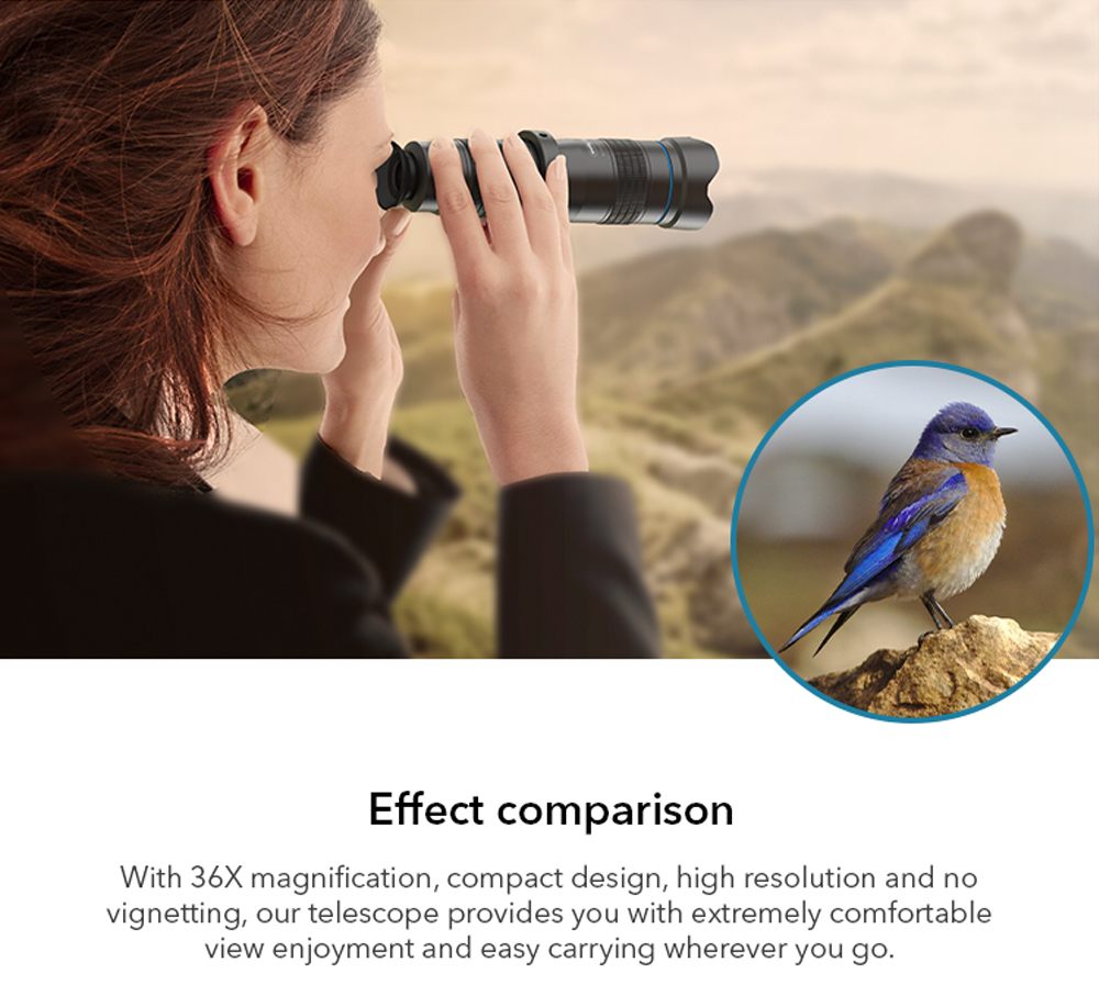 36X telephoto lens feature 10