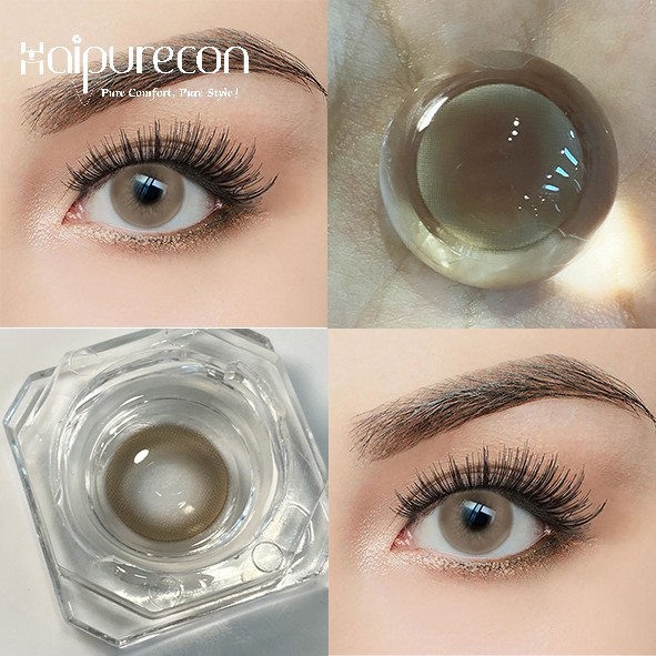 Haipurecon Natural New Series Soft Contact Lenses Beautiful Big Eyes Wholesale Colored Contact Lenses for Eye Enhancements