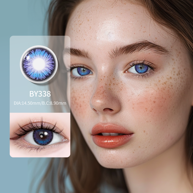 2025 Crazy Cosplay Anime Halloween Party Accessories Soft Colored Contact Lenses